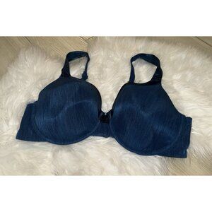Vanity Fair 76338 Illumination Full Figure Bra Lined Underwire Womens 40D Blue